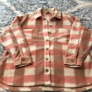 NWT Sonoma Plaid Button Up Jacket